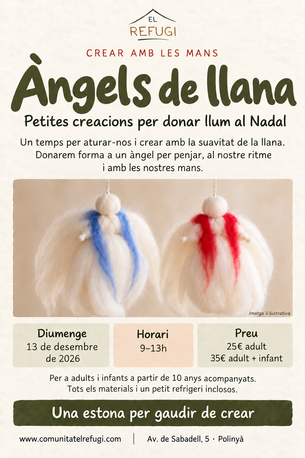 Cartell · Àngels de llana