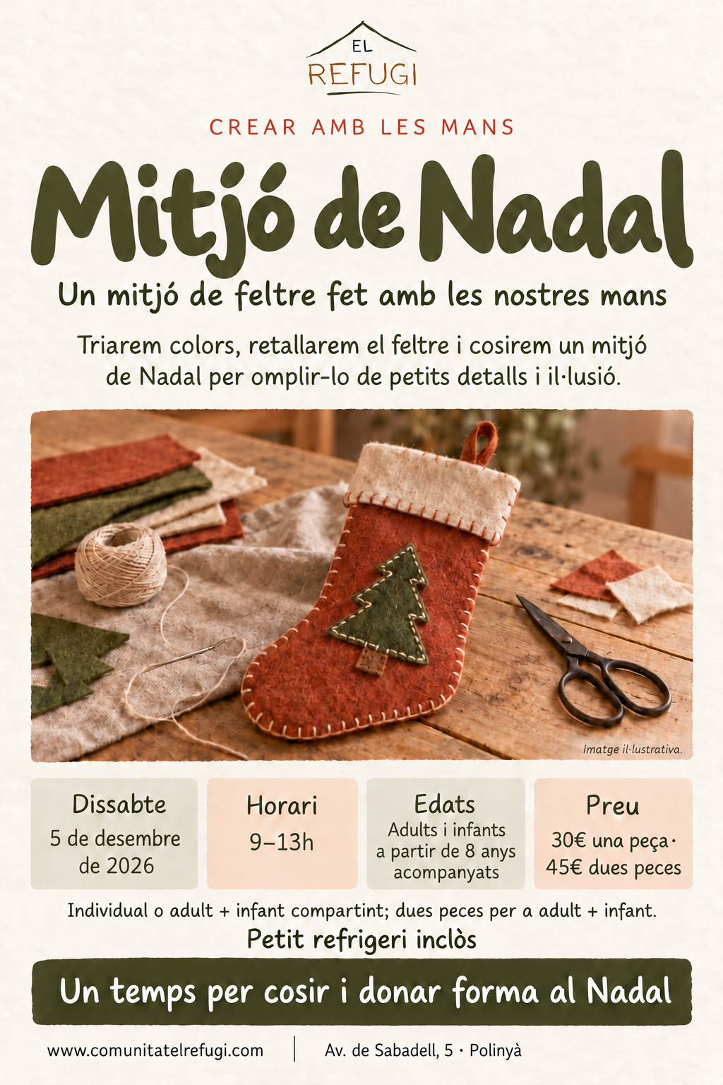Cartell · Mitjó de Nadal