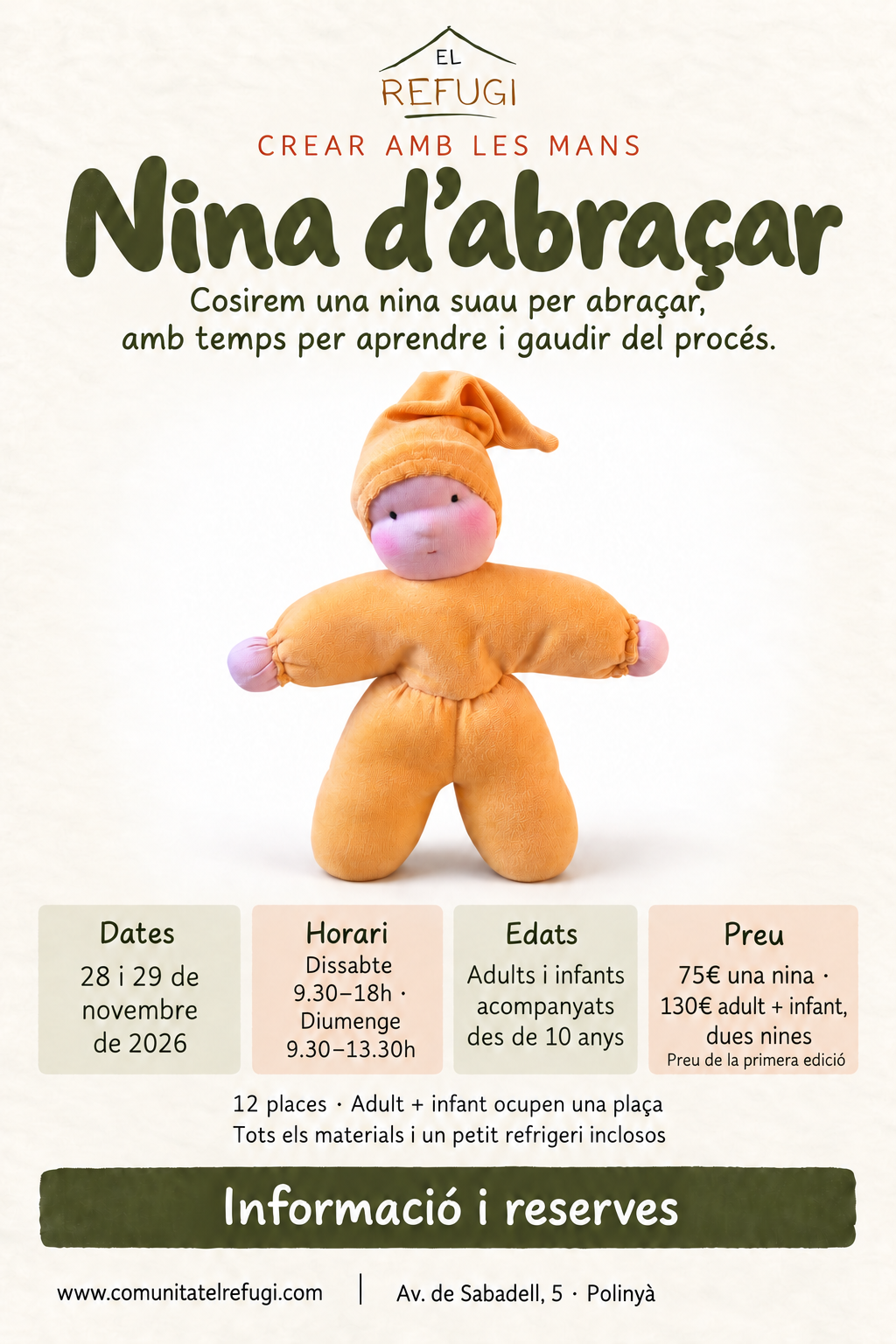 Cartell · Nina d’abraçar